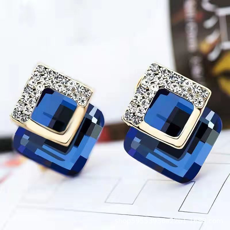 Wholesale Fairy Wind Style Square Earrings Fashion Accessory for Women