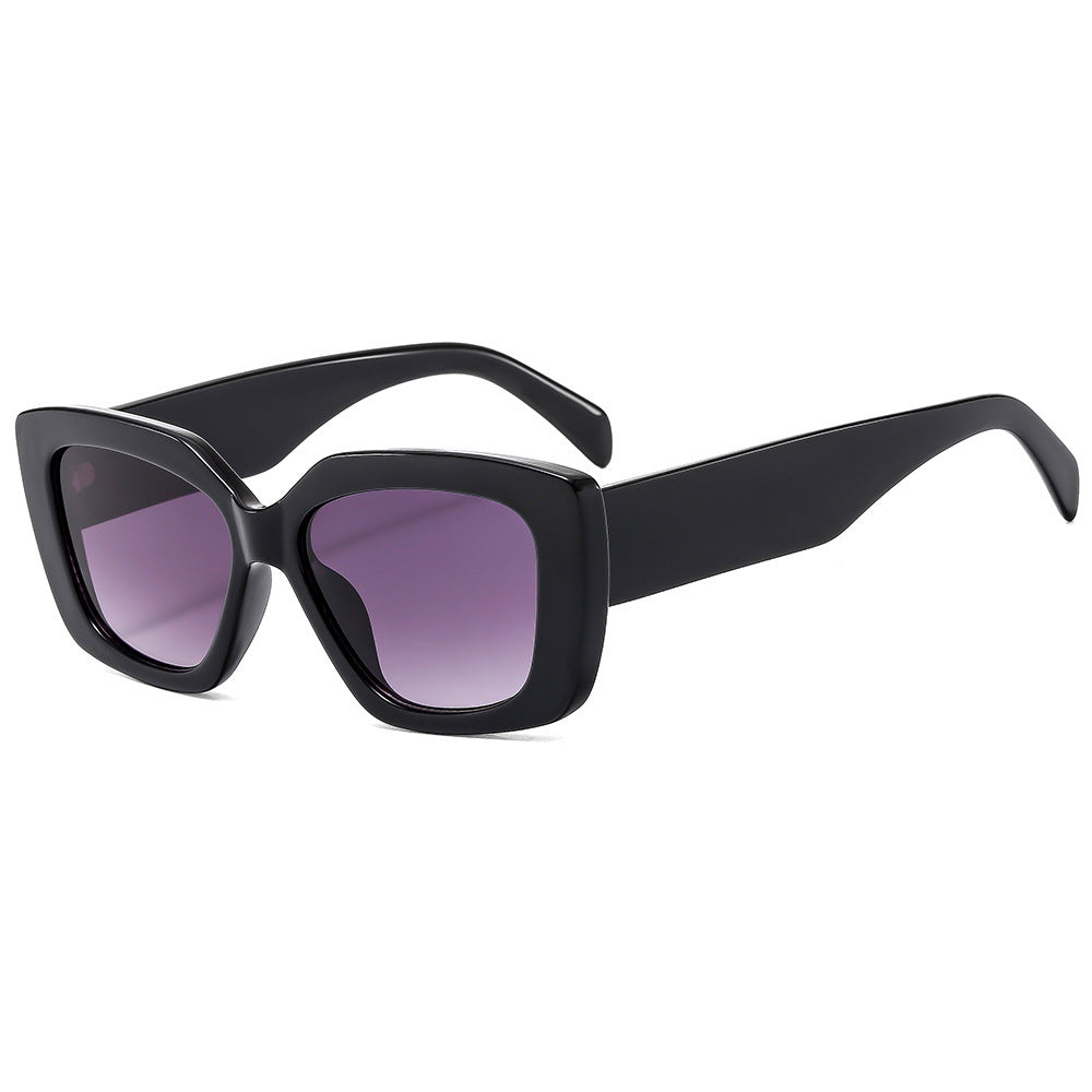 Wholesale retro sunglasses  bright black sunglasses