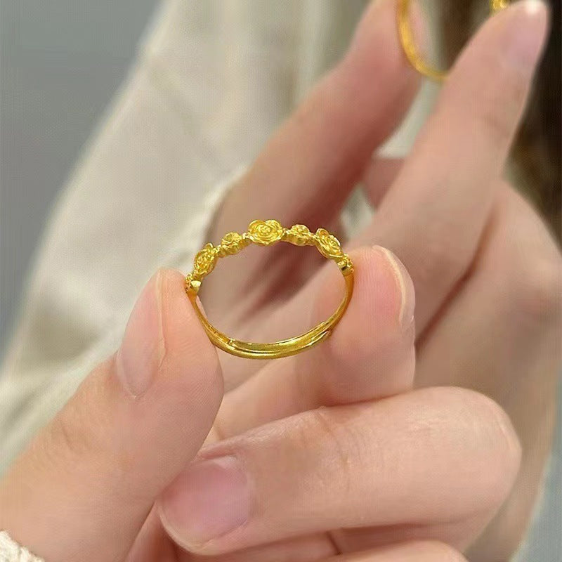 Wholesale  light green Butterfly Shining Opening Ring