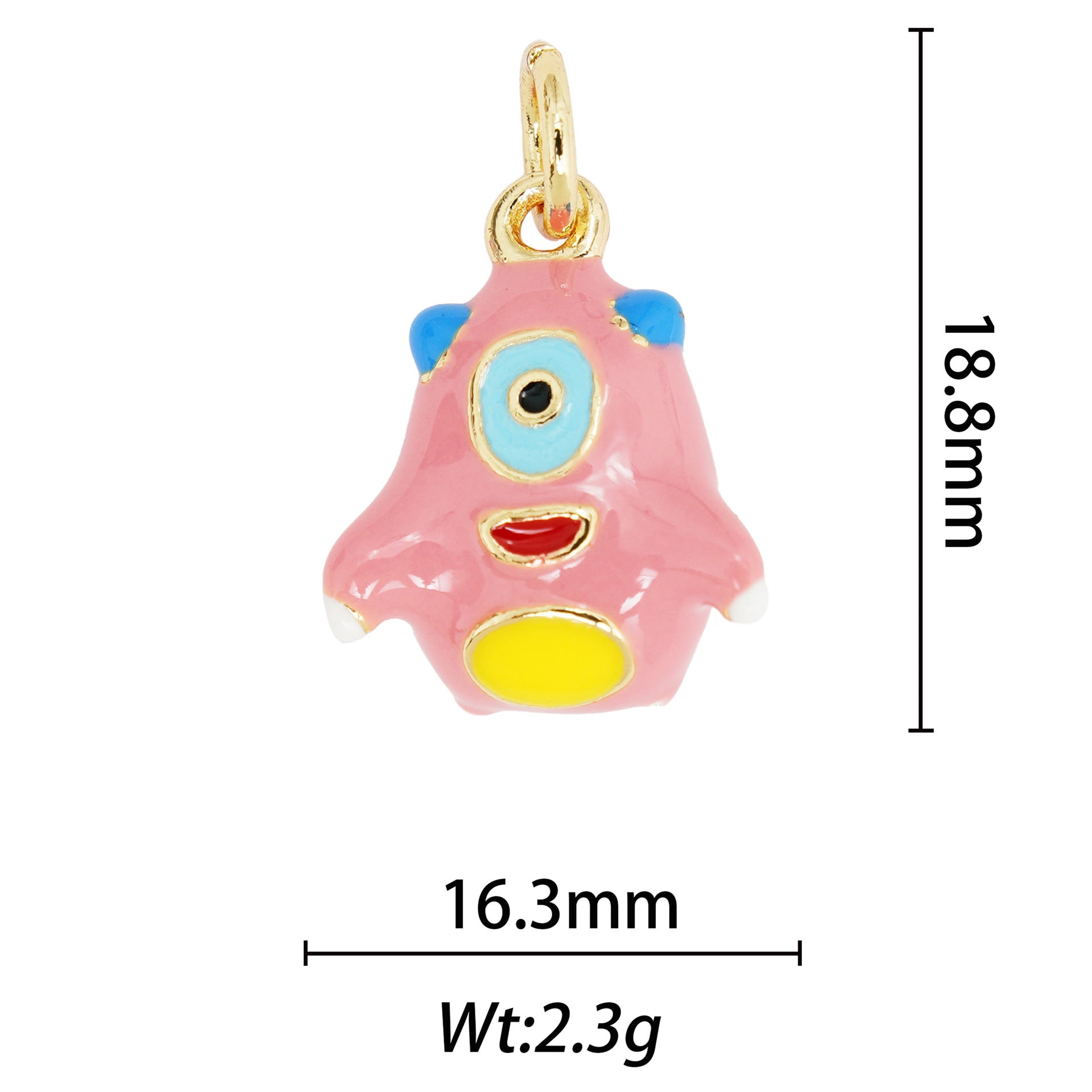 Wholesale 10pcs Electroplated Ladies 18k Necklace Decorations Pendant