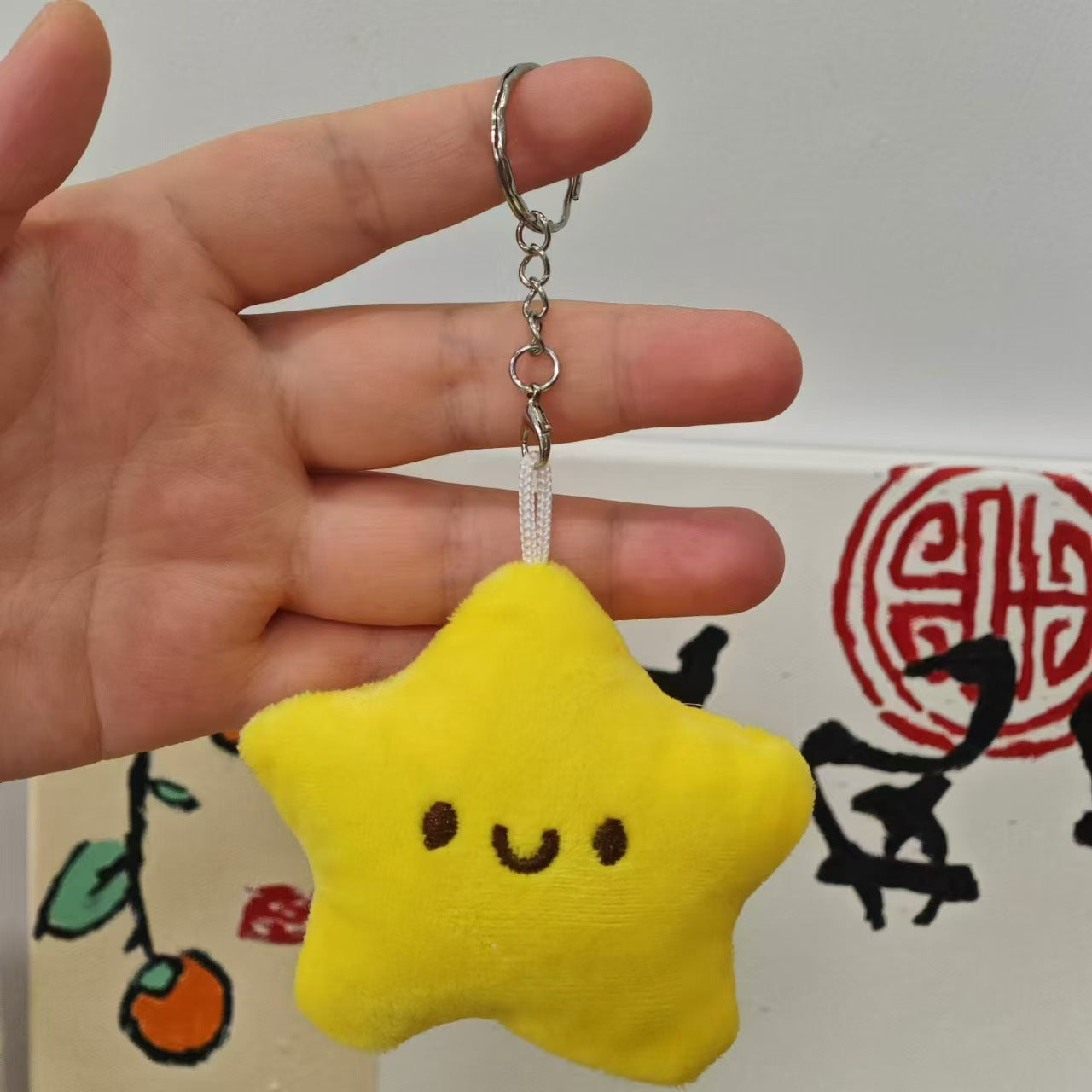 Wholesale cartoon cute star doll keychain