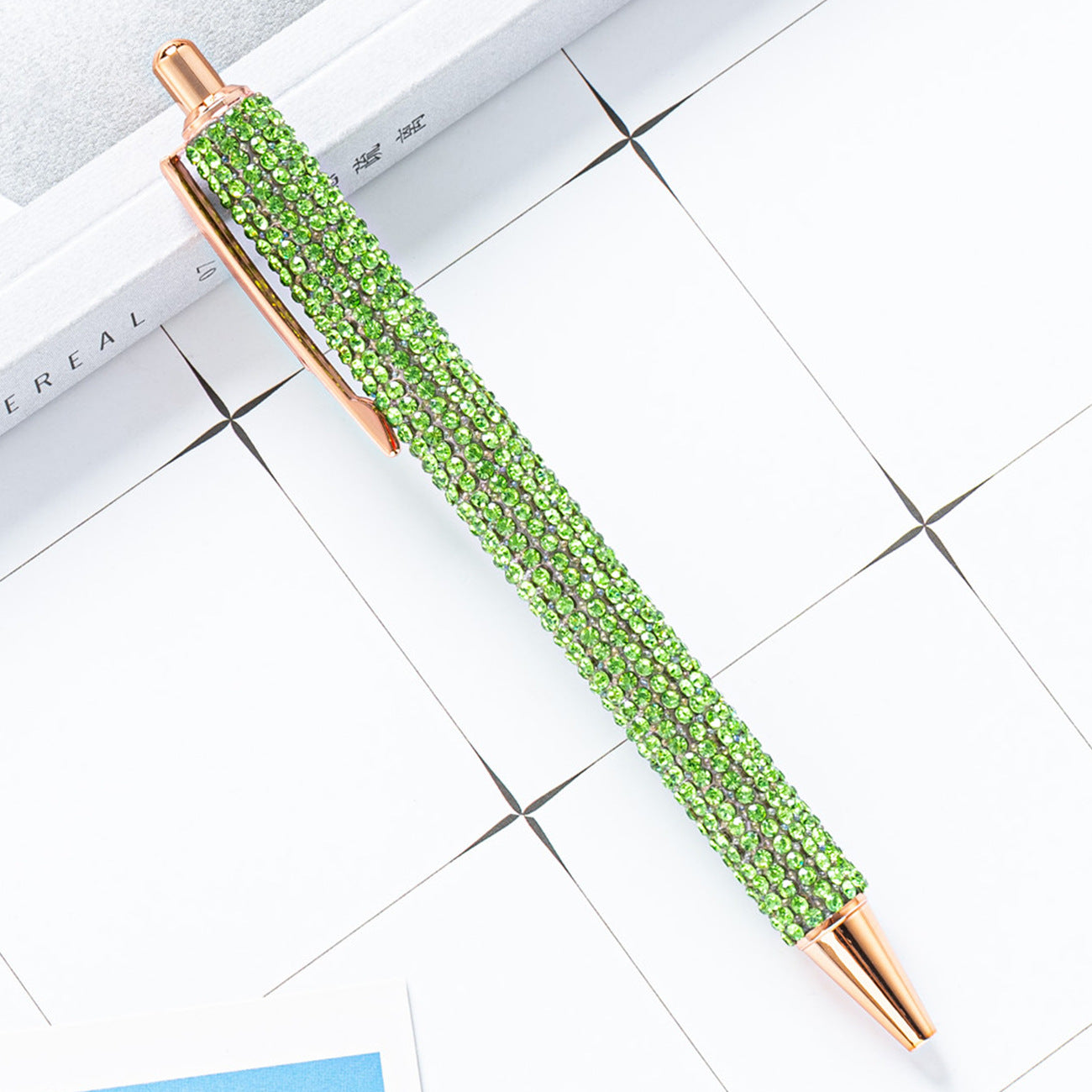 Wholesale Press Jump Pen Rhinestone Foreskin Press Pen ACC-PN-HuaHao016