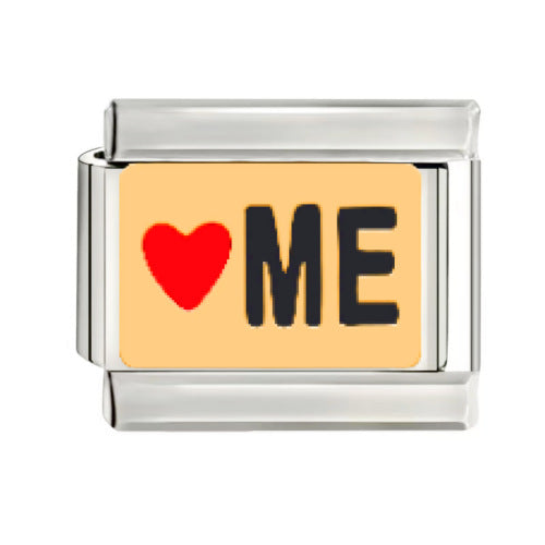 Wholesale 9mm Italian Charm Starter Bracelets DIY square Single Section Creative Stainless Steel Composable Bracelet