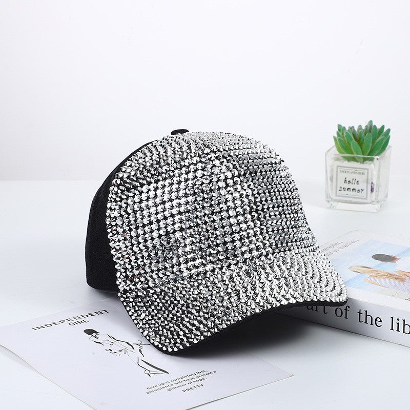 Wholesale Rhinestone Baseball Cap Glitter Diamond Hat ACC-HT-MeiJiao002