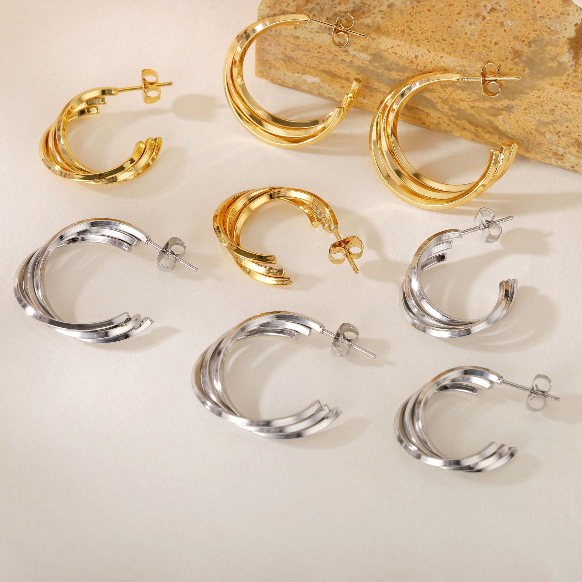 Wholesale titanium steel  non-fading earrings