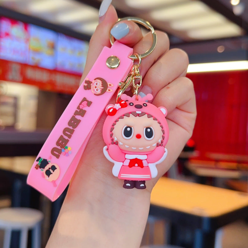 Wholesale Cute cartoon silicone keychain