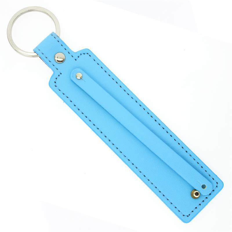 Wholesale Leather 8mm  Alloy Pendant DIY  Keychains