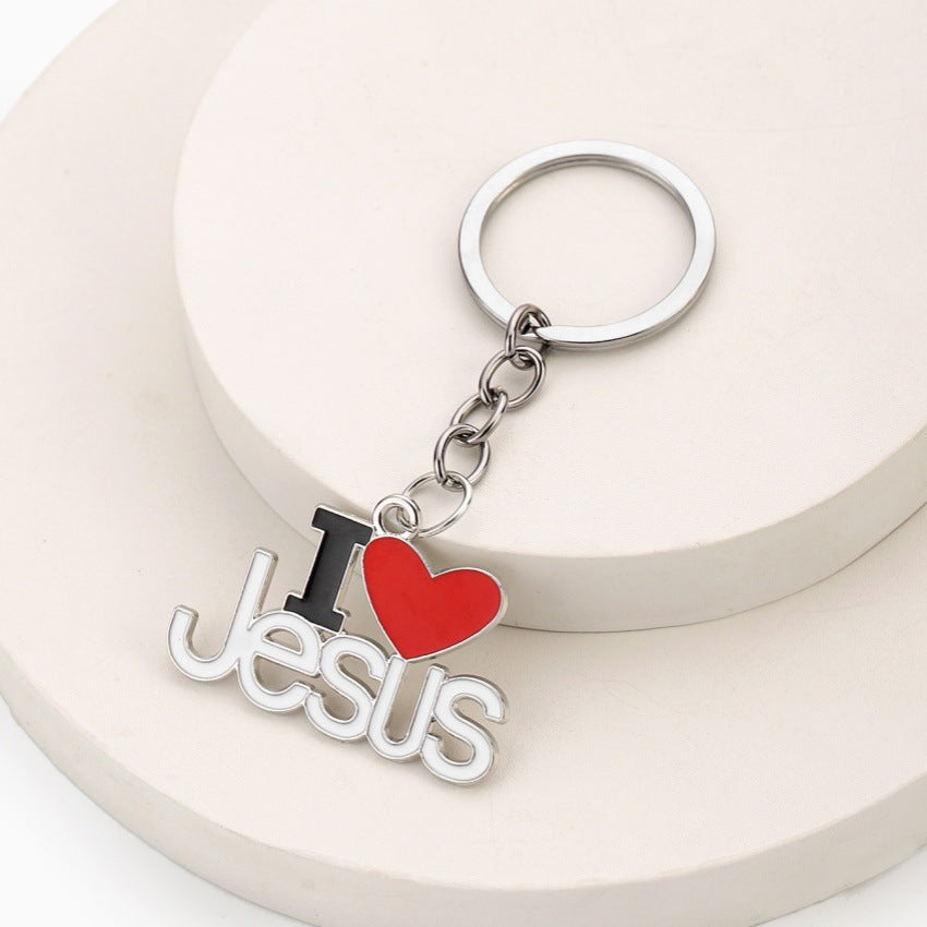 Wholesale Valentine's Day Jesus Love Keychain