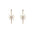 Wholesale S925 silver needle shooting star eight-pointed star earrings