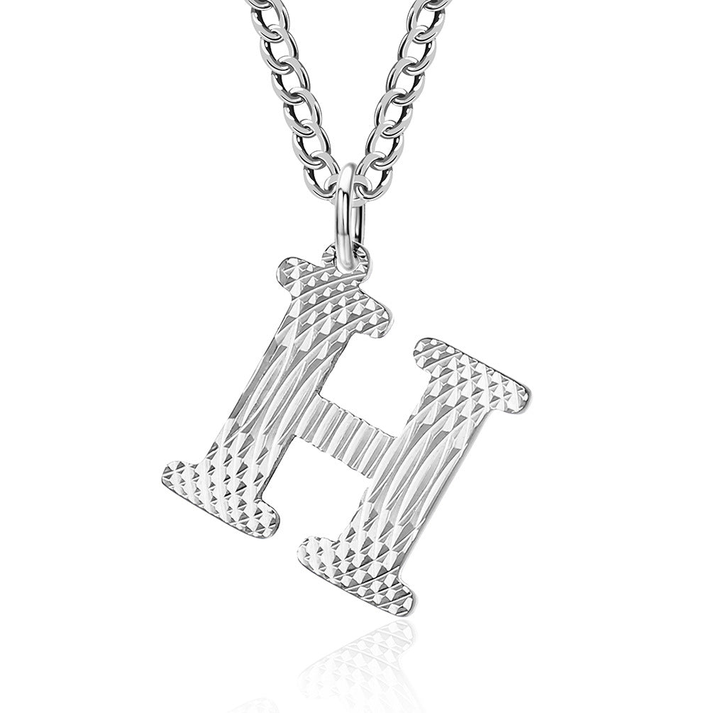 Wholesale Letter Titanium Steel Necklace Clavicle Chain