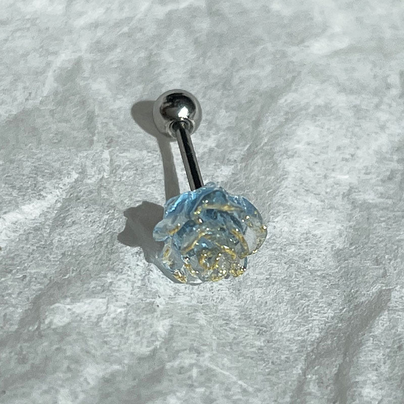 Wholesale Camellia Gold Foil Earrings