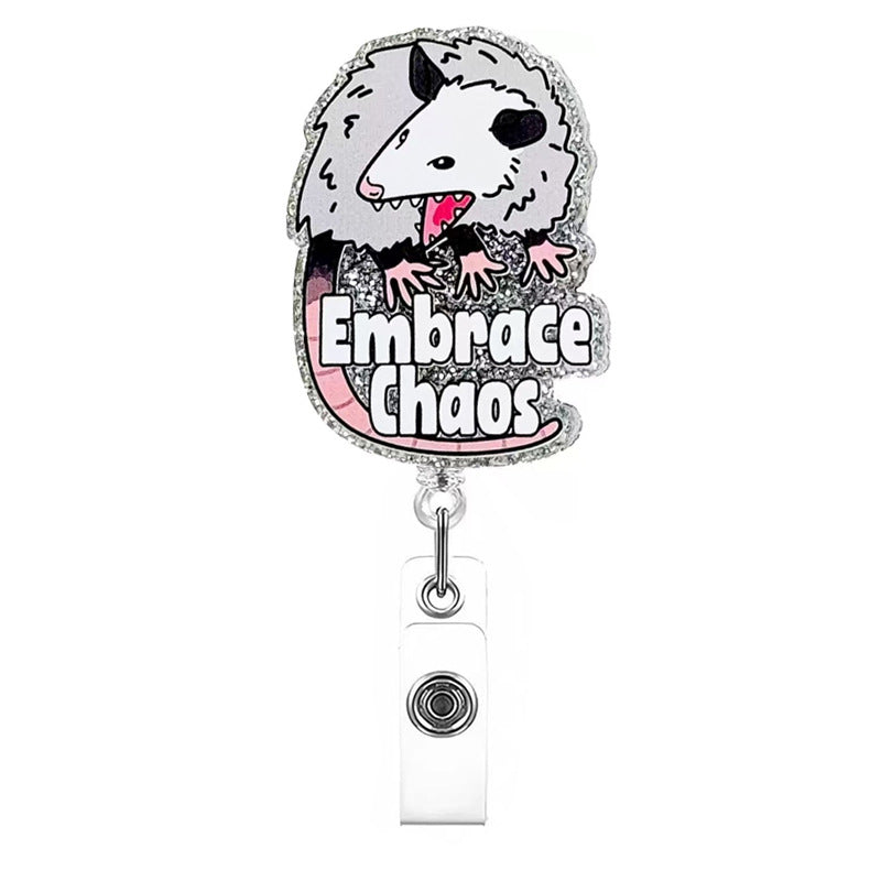 Wholesale acrylic retractable Badge Reels