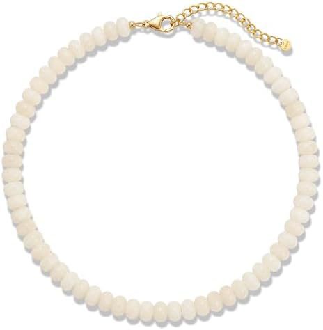 Wholesale Layered Rainbow Beaded Necklace with Natural Stone Pendant - Beach Fashion Accessory for Women