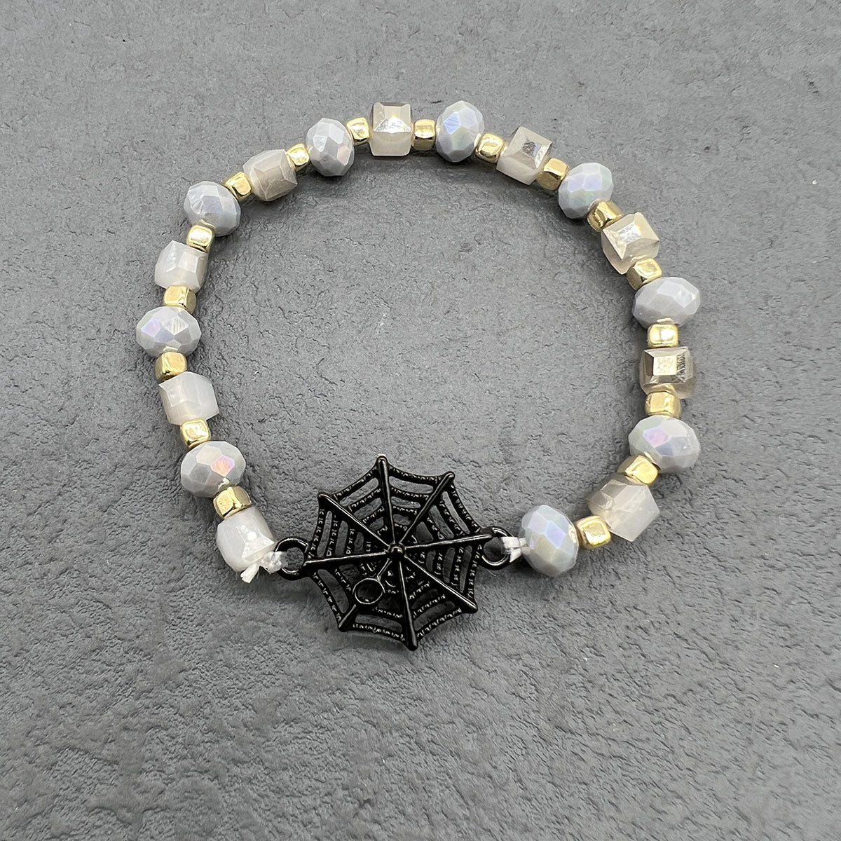 Wholesale Halloween Pumpkin Ghost Spider Stretch Bracelet Set ACC-BT-Nanh007
