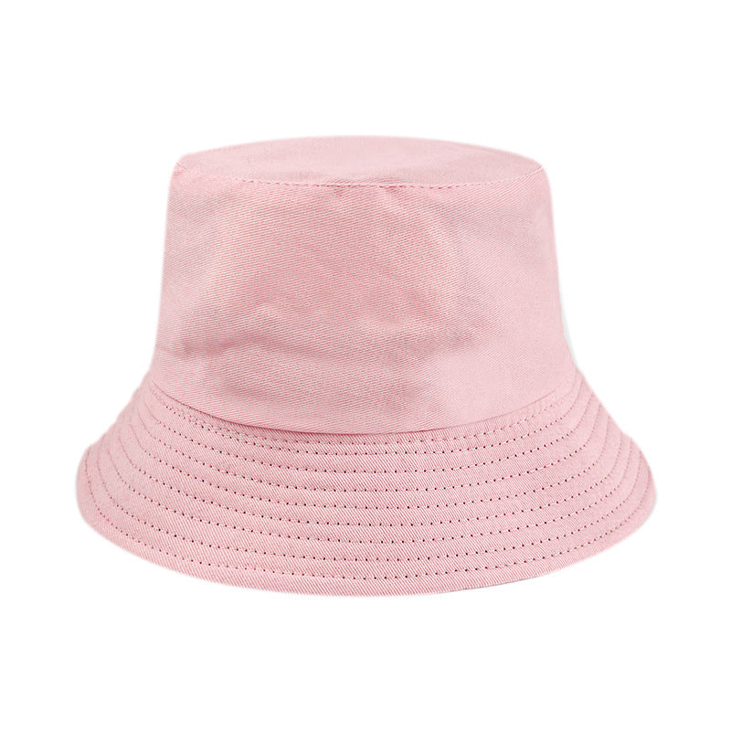 Wholesale Double-sided sun protection embroidered logo Bucket Hat