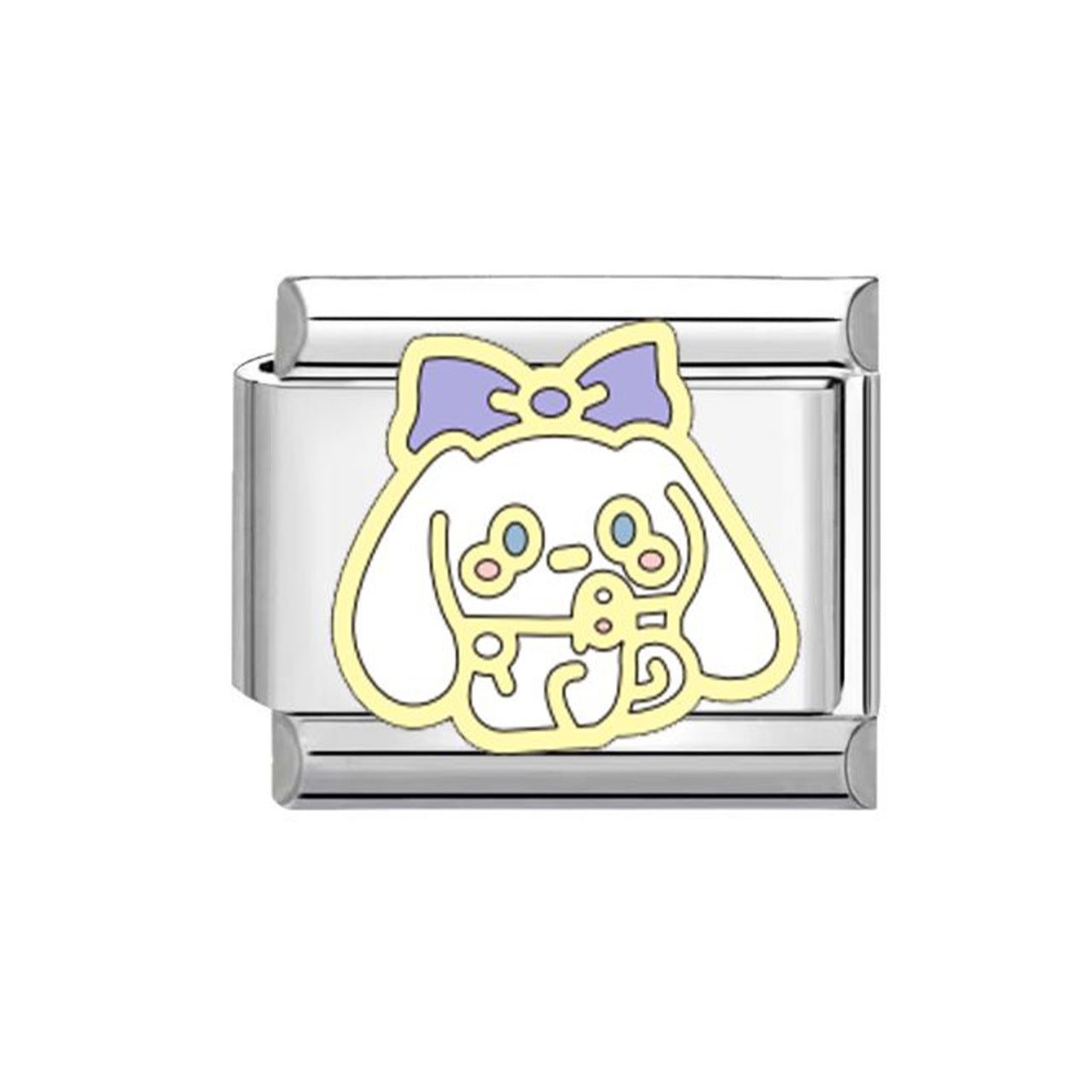 Wholesale  Italian Charm Bracelet 9mm DIY cartoon dripping Creative Stainless Steel Composable Bracelet