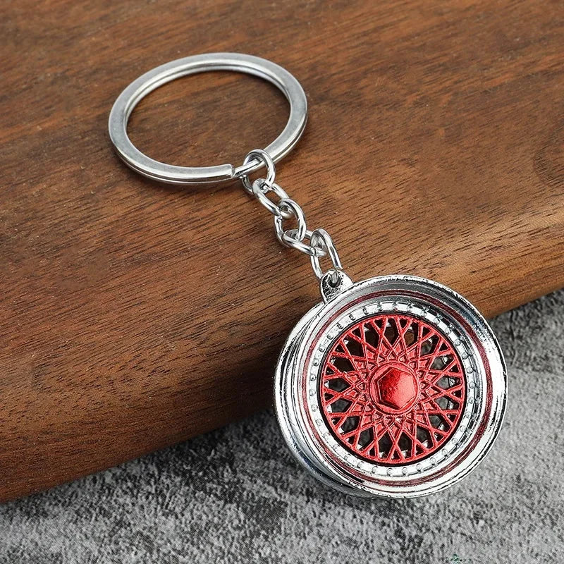 Wholesale  Wheel Rim Simulation Keychain