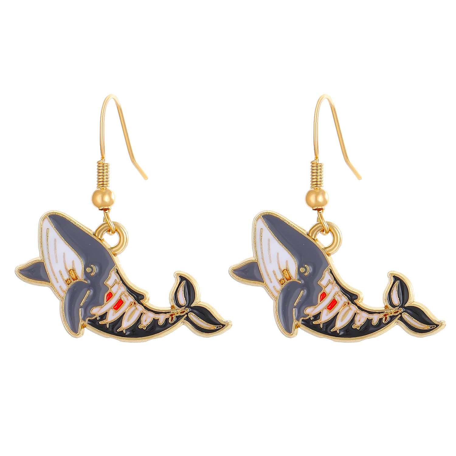 Wholesale Trendy Funny Animal  Earrings Zinc Alloy Electroplate Party Jewelry Accessory