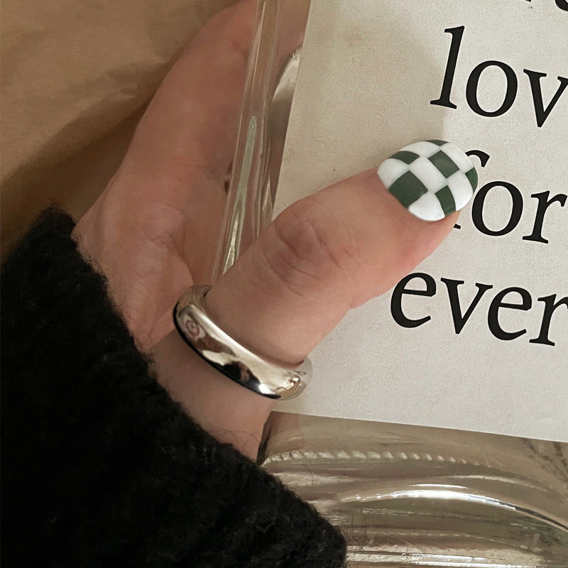 Wholesale Sterling Silver Polished Wave Ring ACC-RS-Chuyu001