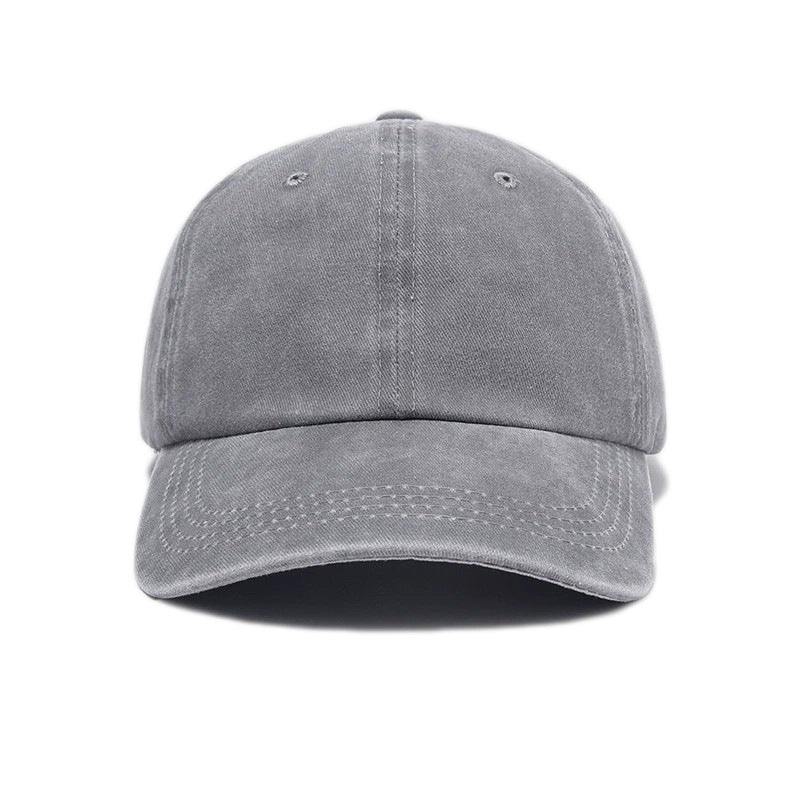 Wholesale embroidered washed distressed soft top baseball cap