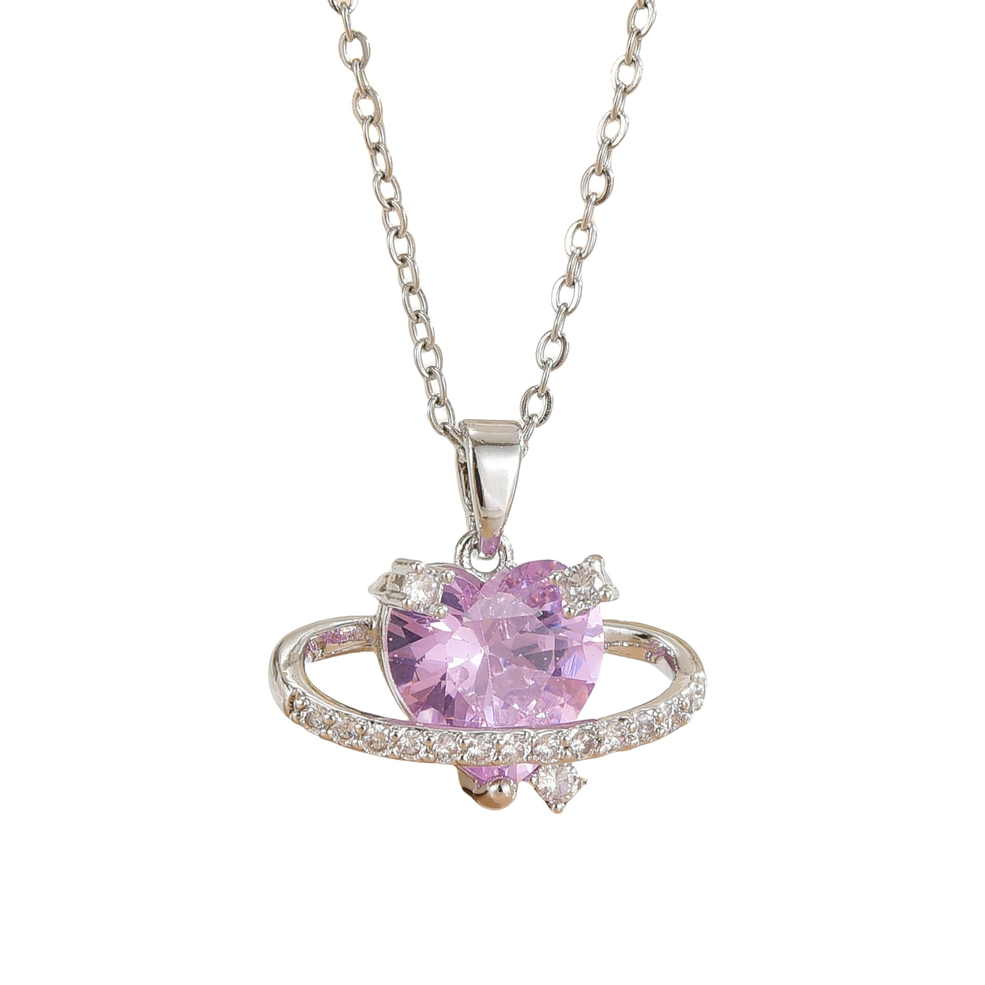 Wholesale  Love Zircon Pendant Necklace