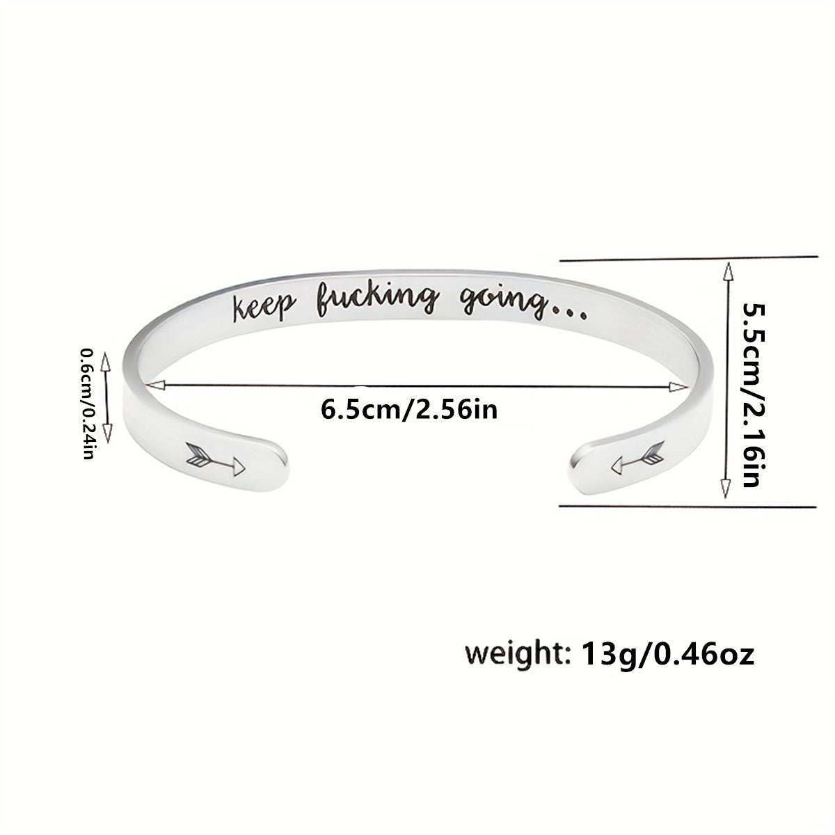 Wholesale Stainless Steel C-Shaped piration Bracelet
