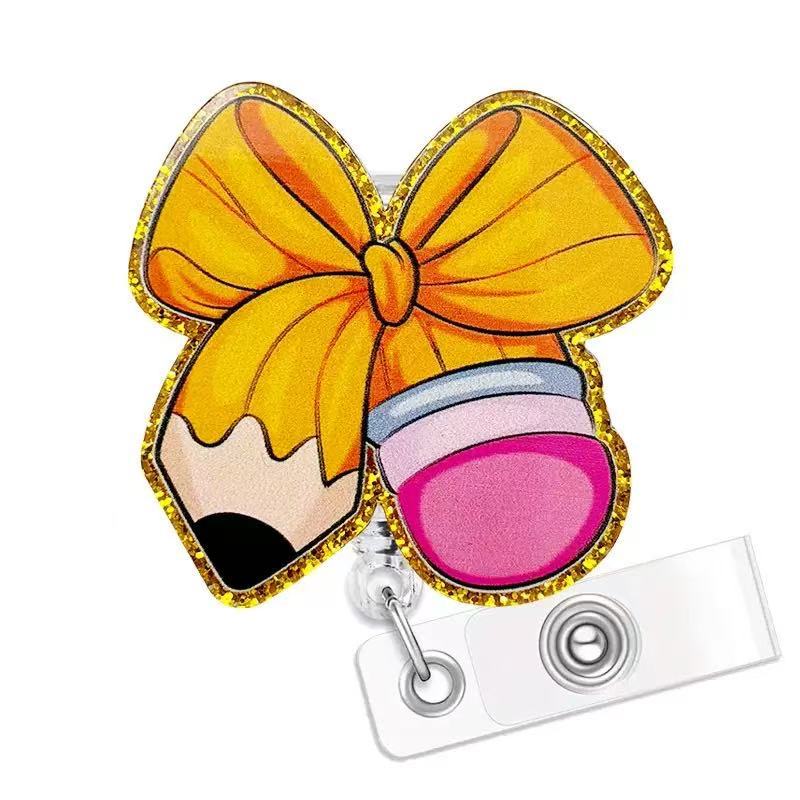 Bobine di badge con clip per carta d'identità acrilica all'ingrosso