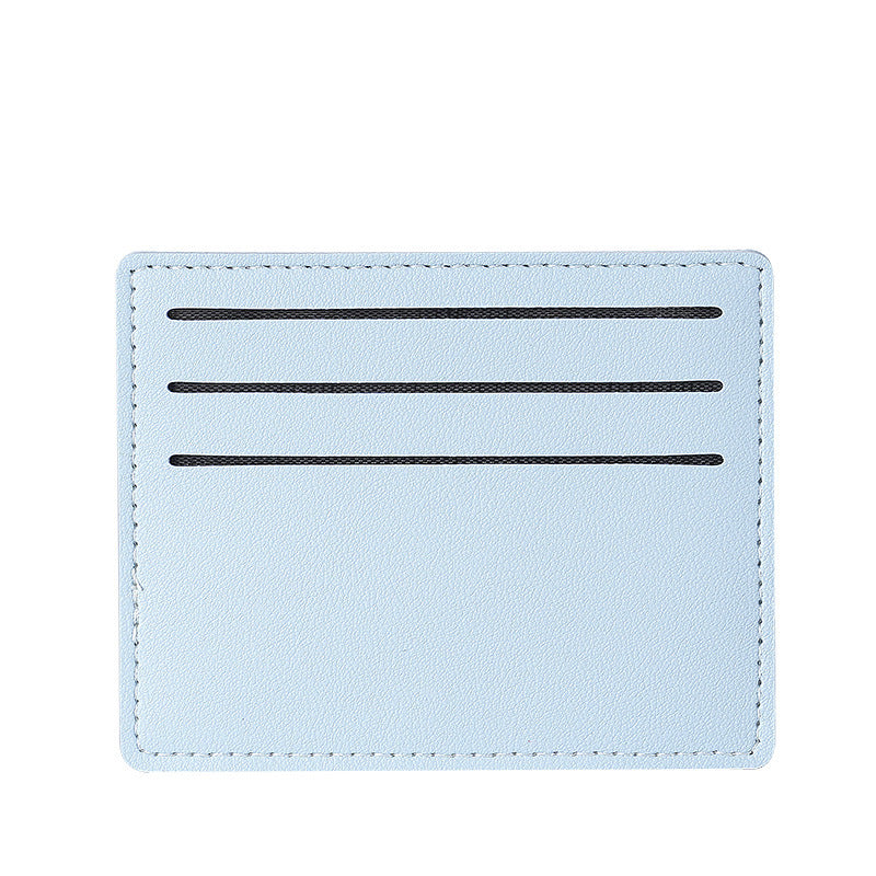 Wholesale PU Card Holder Urban Minimalist Ultra Thin Anti Magnetic Card Case Everyday Carry For Men Women Fashion Accessory Black
