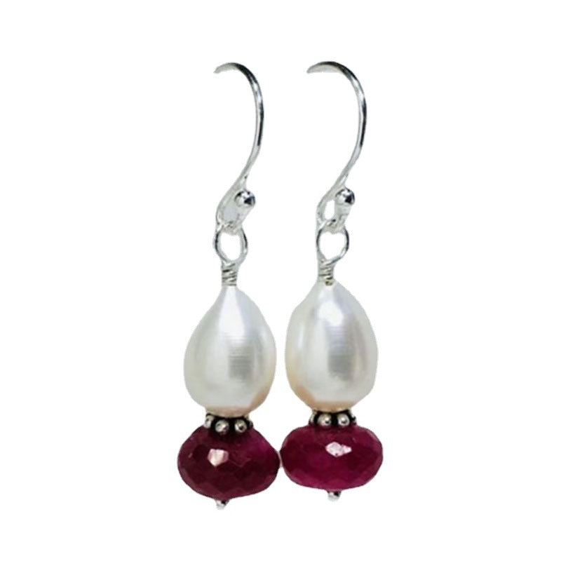 Wholesale Fashion Drop Shape Natural Pearl Earrings