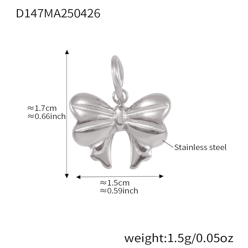 Wholesale Stainless Steel Fashion Love Bow Multi-element Bracelet