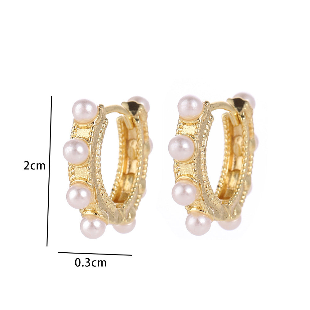 Wholesale Modern Butterfly Flower Earrings With Micro Set Zircon 18K Gold Plated Copper Fashion Party Gift Jewelry Accessory