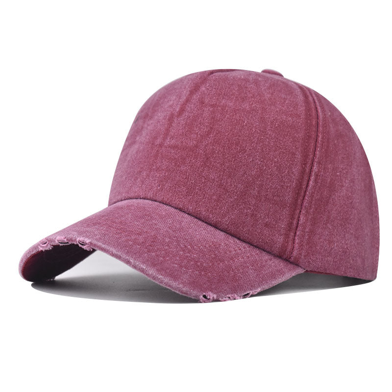 Wholesale  Washed Old Color Matching Baseball Cap
