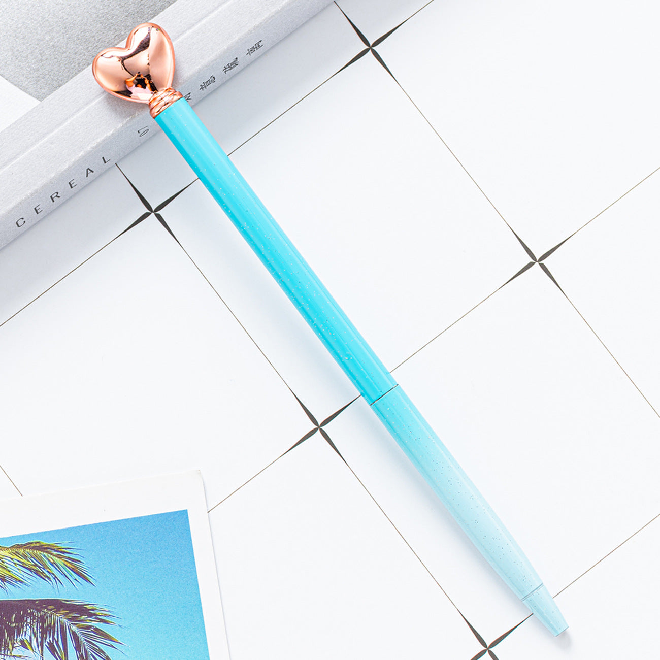 Wholesale Love Shape Ballpoint Pen Metal Pen ACC-PN-HuaHao017