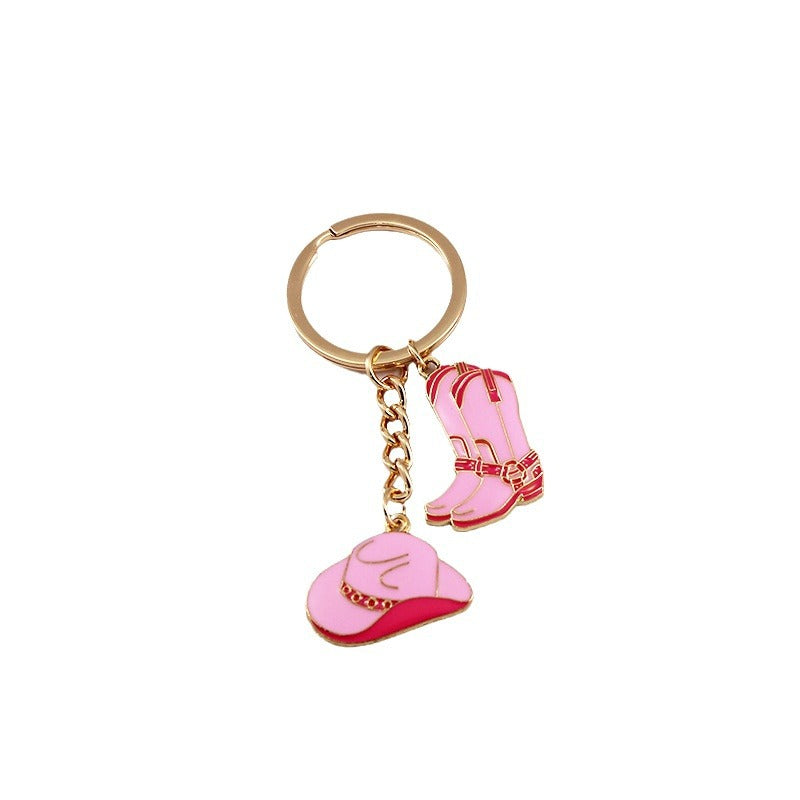 Wholesale Western Style Bull Head Hat Bull Head Alloy Keychain ACC-KC-QiChen002