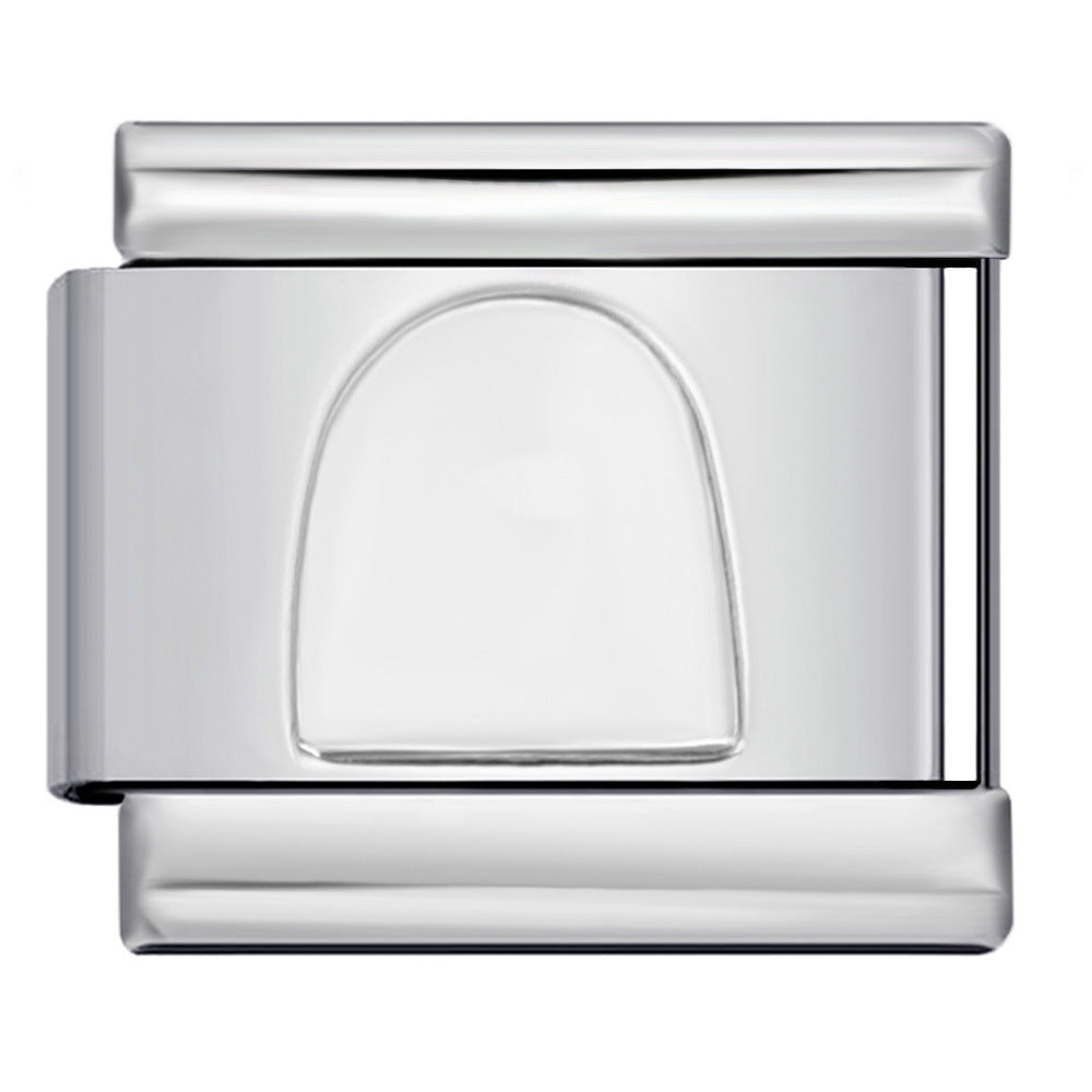 Wholesale Italian Charm Bracelet 9mm DIY Splicing Removable Silver Stainless Steel Composable Bracelet