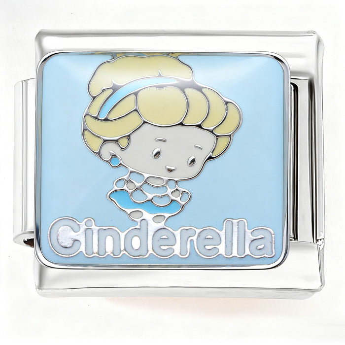 Wholesale 9mm Italian Charm Starter Bracelets DIY Cute cartoonStainless Steel Composable Bracelet