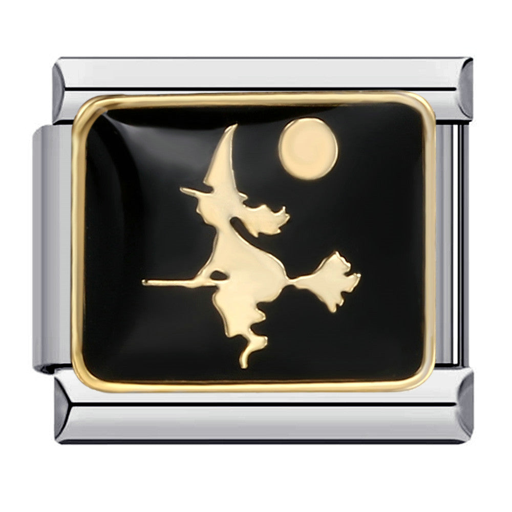 Wholesale   Module Bracelet Titanium Steel Welding Oil Dropping Dark Black Pattern