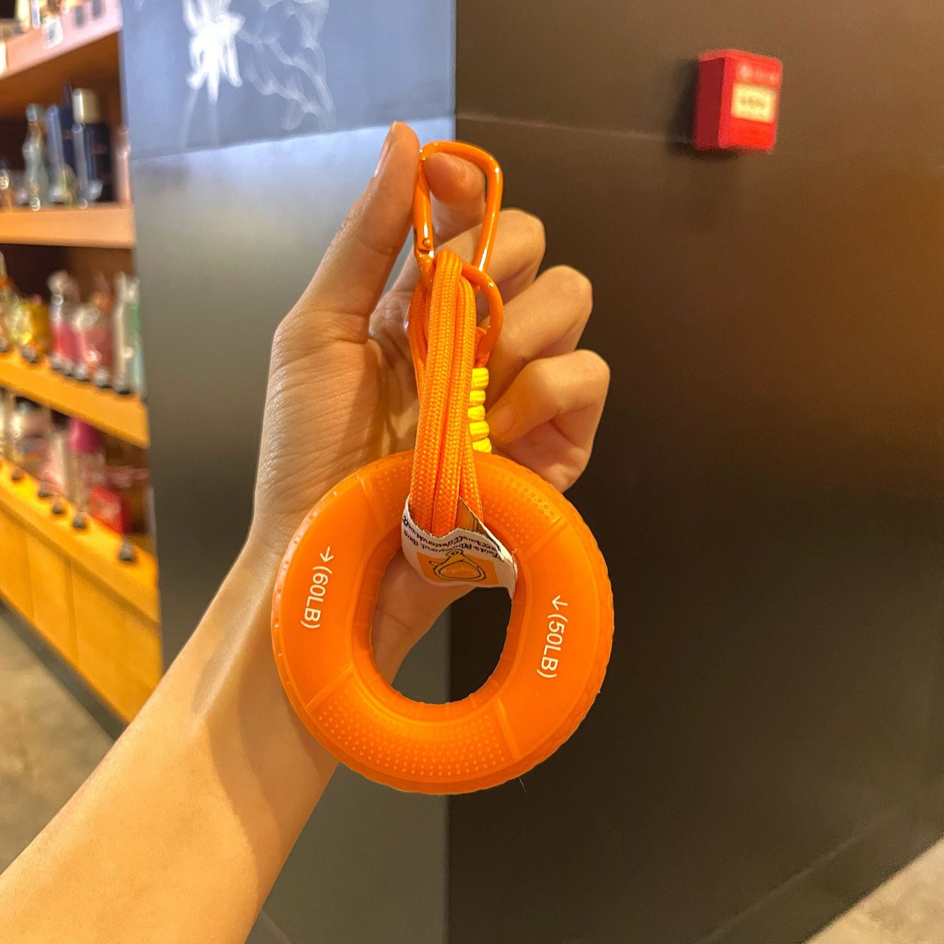 Wholesale Silicone grip stress relief keychain
