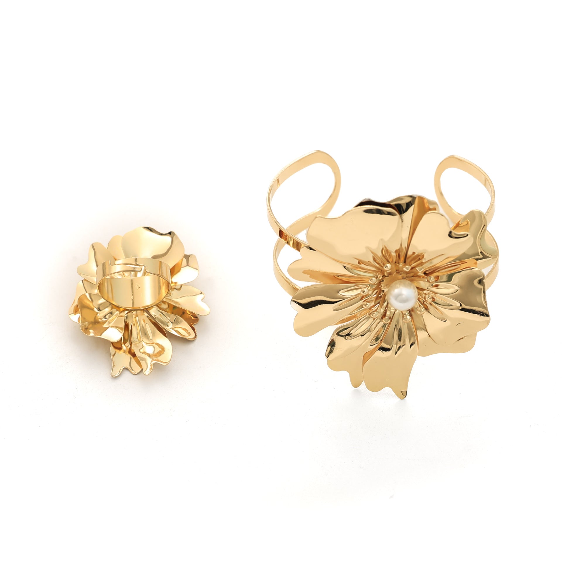 Suit de bague de bracelet à fleurs en gros