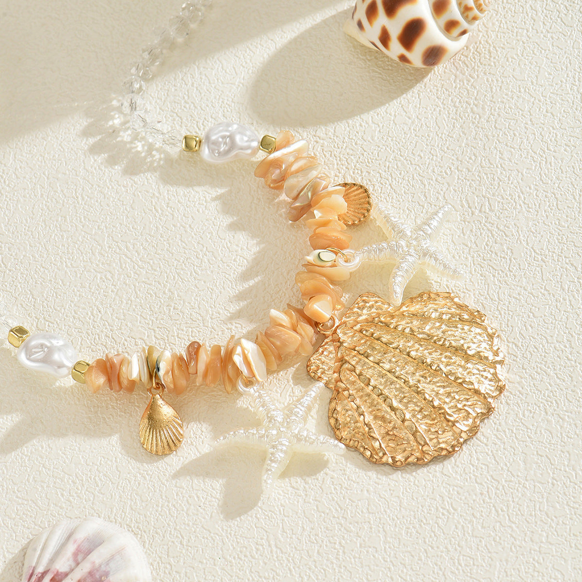 Wholesale  Bohemian Exaggerated Shell Necklace