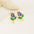 Wholesale  fashion purple tulip flower earrings