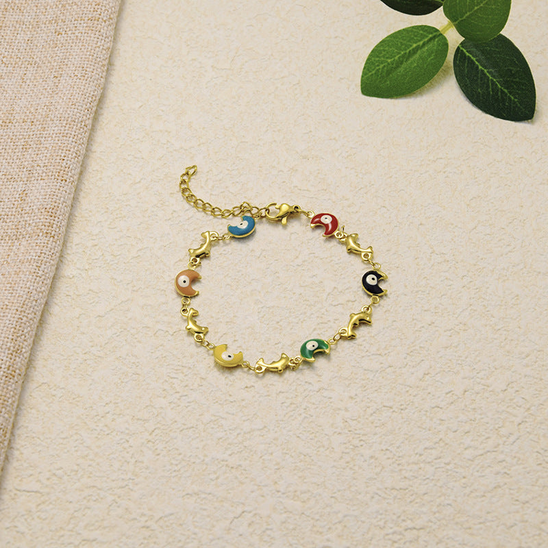 Wholesale Devil's Eye Bracelet Stainless Steel Bracelet