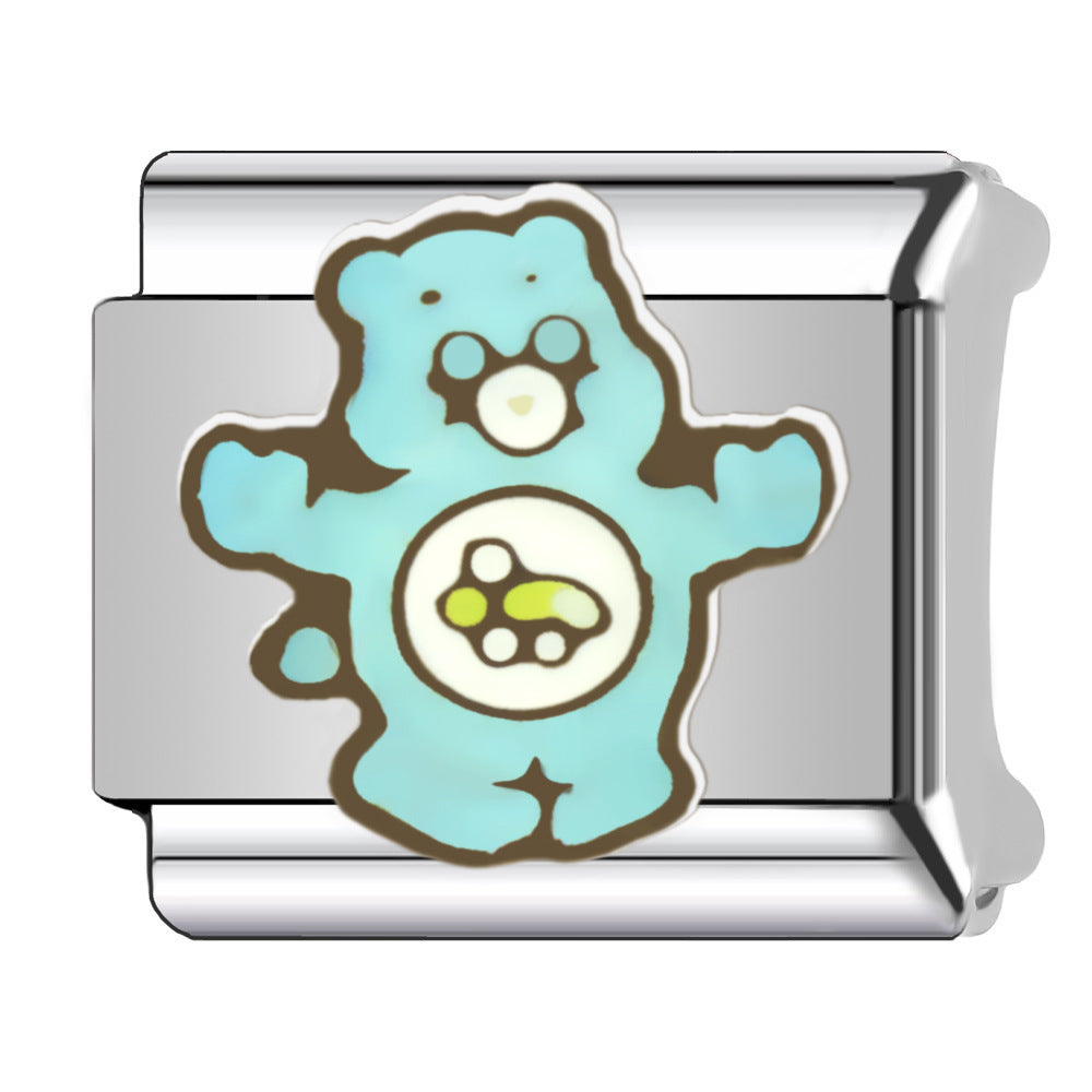 Wholesale  Italian Charm Bracelet 9mm DIY Splicing  Creative Stainless Steel Composable Bracelet