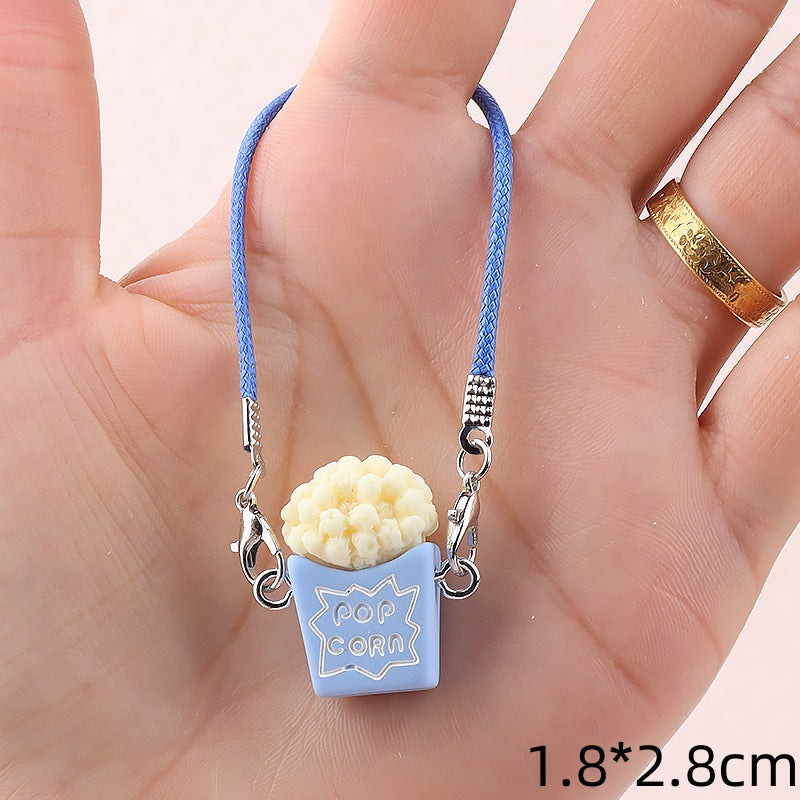 Wholesale Cute cartoon mini popcorn doll accessories