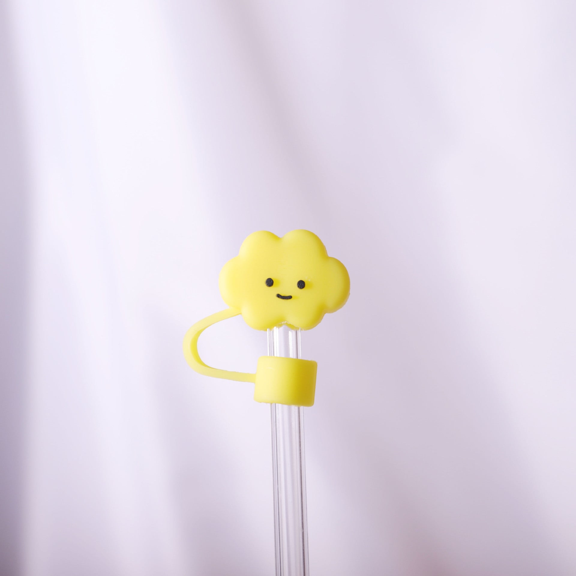 Wholesale 10pcs Cartoon cute colorful cloud dustproof straw cover