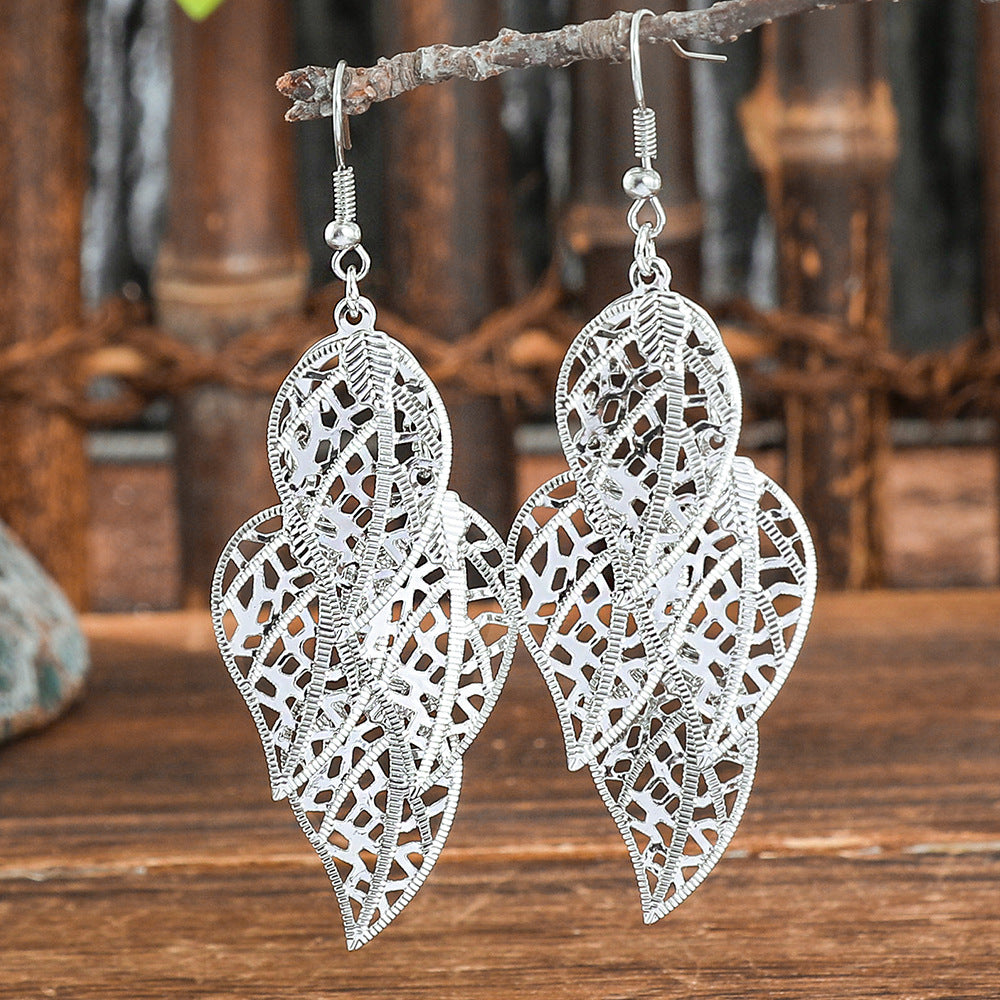 Wholesale Alloy Ethnic Bohemian Earrings Vintage Distressed Style Jewelry for Everyday Wear