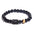 Wholesale Elastic Bracelet for Men Tiger Eye Agate Mixed Color Beads Bracelet