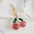 Wholesale Cherry Fruit Bag Pendant Cherry Keychain