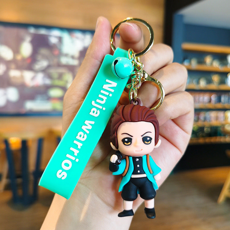 Wholesale Cartoon PVC Soft Keychain Cute Keychain ACC-KC-DingMing001