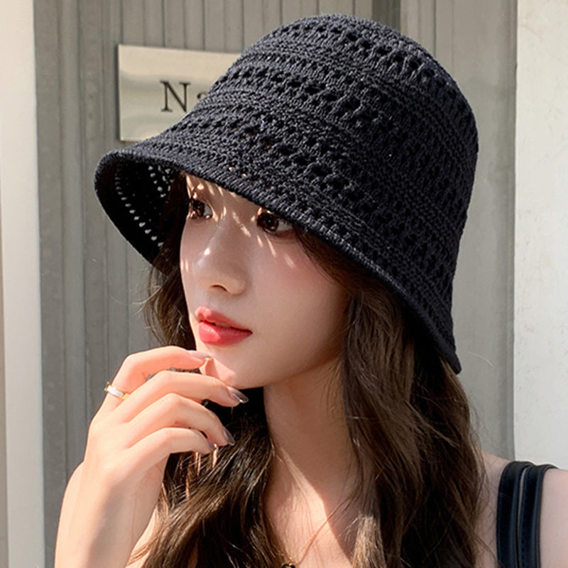 Wholesale  Hollow Dome Fisherman Hat Bucket Hat